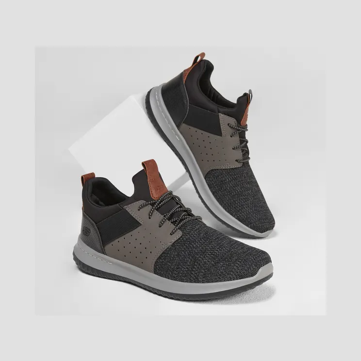 skechers-skech 65474 BKGY