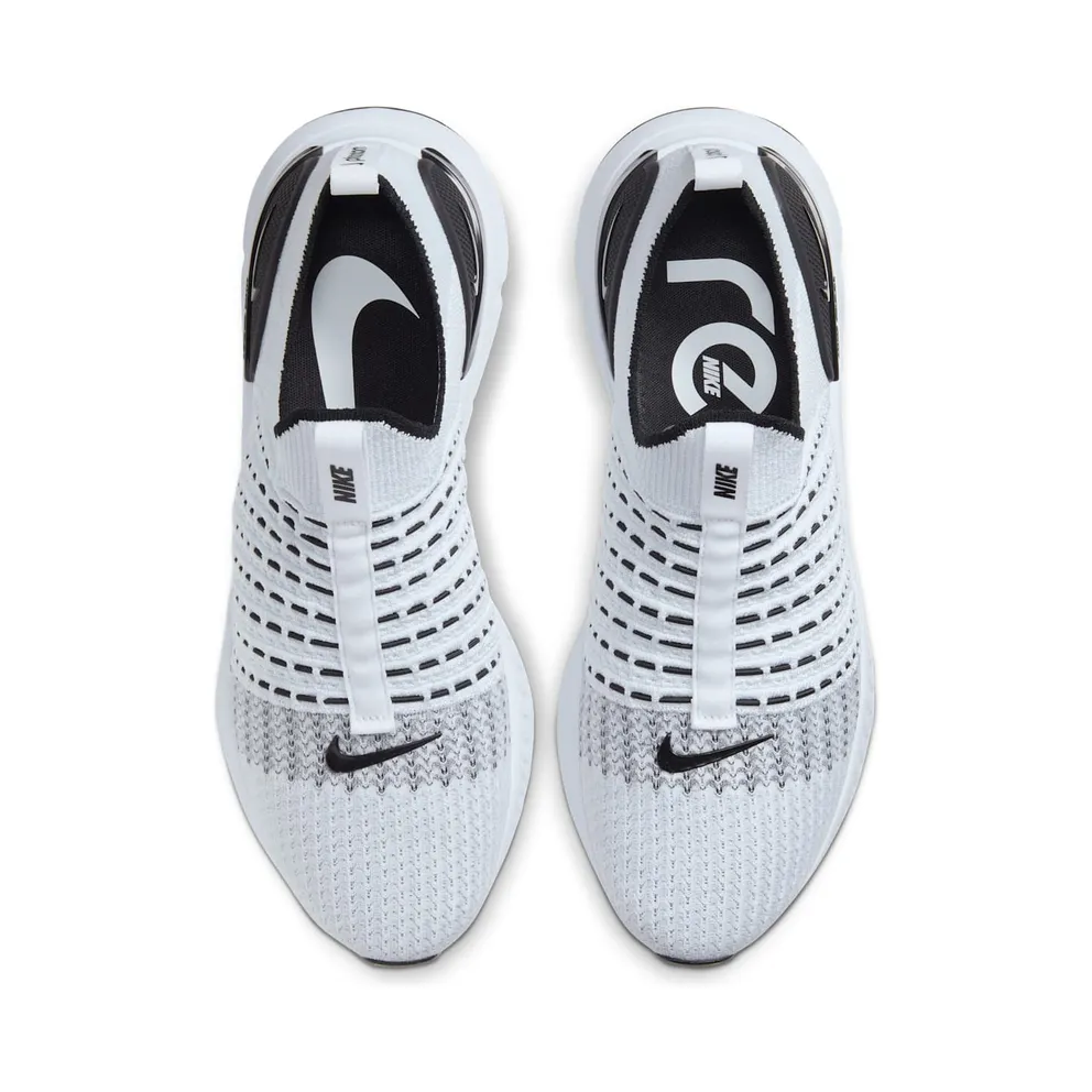 Nike React Phantom Run Flyknit 2 White Black White/White-Black-Pure-Platinum (CJ0277-100)
