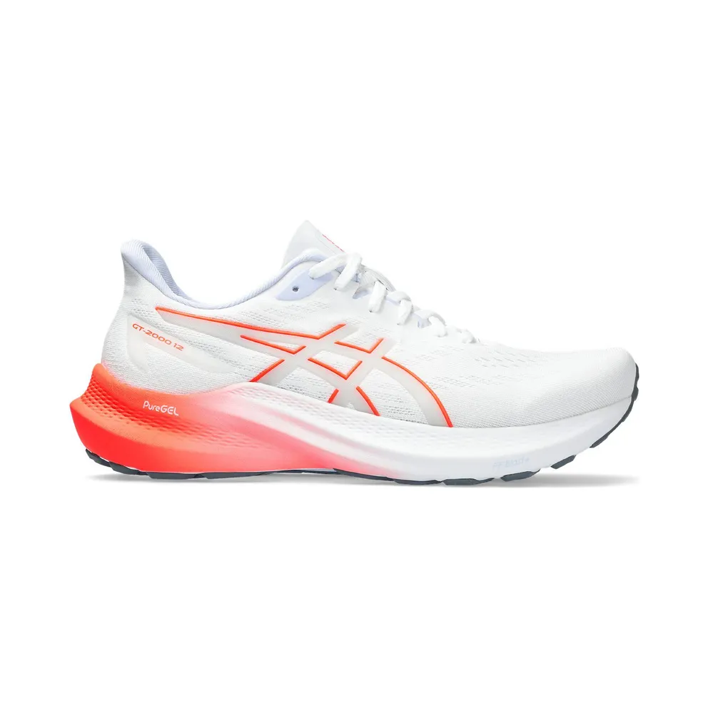 ASICS GT-2000 12 White Sunrise Red (1012B506-101)