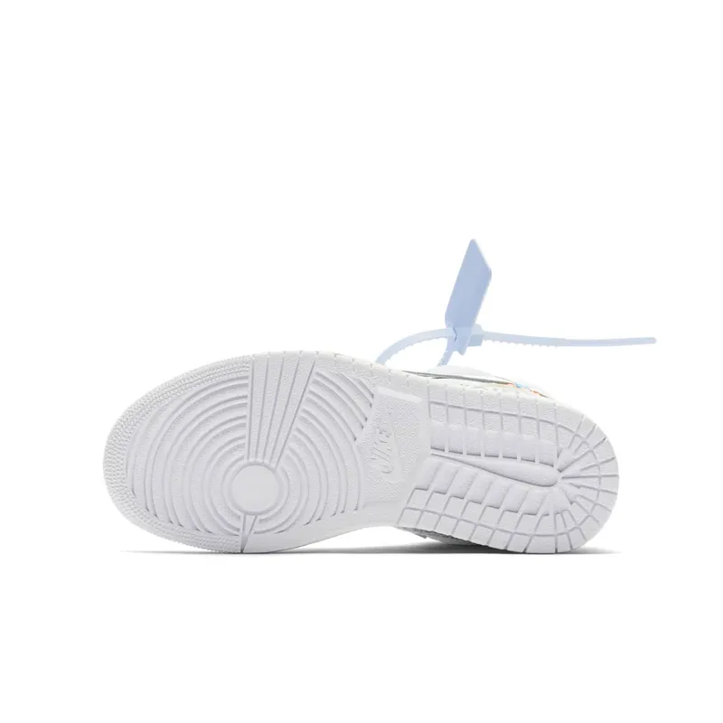 Jordan 1 Retro High Off-White White (GS) White/White (AQ8296-100)