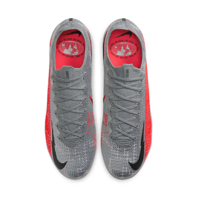 Nike Mercurial Vapor 13 Elite FG Metallic Grey Crimson (AQ4176-906)