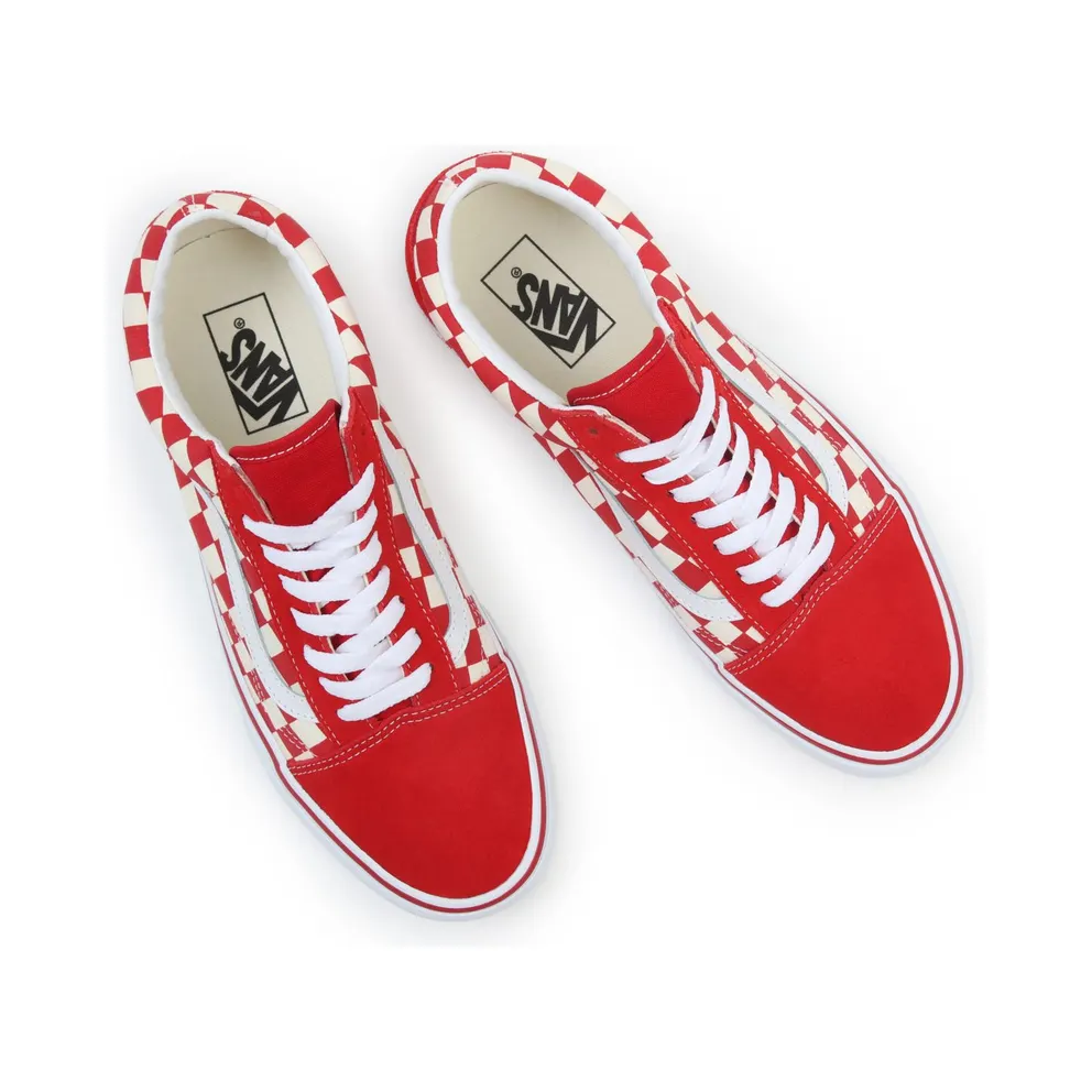 Vans Old Skool Checkerboard Racing Red Racing Red/White (VN0A38G1P0T)