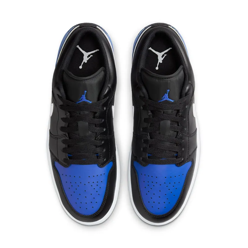 Jordan 1 Low “Black Royal Toe” (553558-042)
