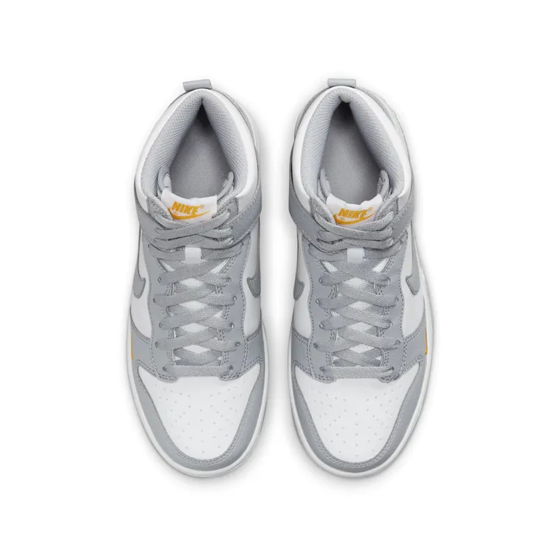 Nike Dunk High GS “Next Nature Wolf Grey Marigold” (FD9773-001)
