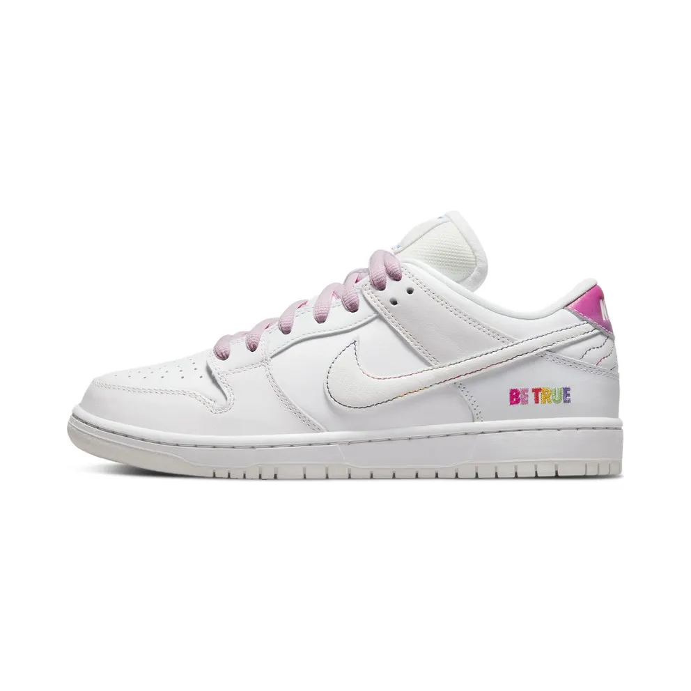 Nike SB Dunk Low Be True White – “White / Multi” (DR4876-100)