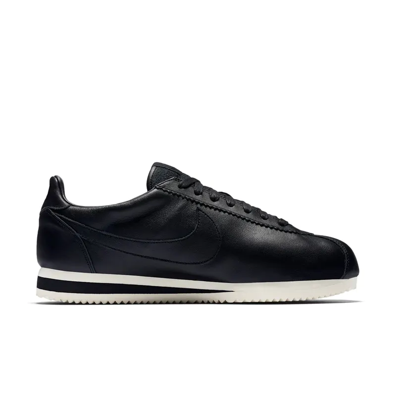 Nike  Classic Cortez Premium Swooshless Black Black/Sail/Black (807480-003)