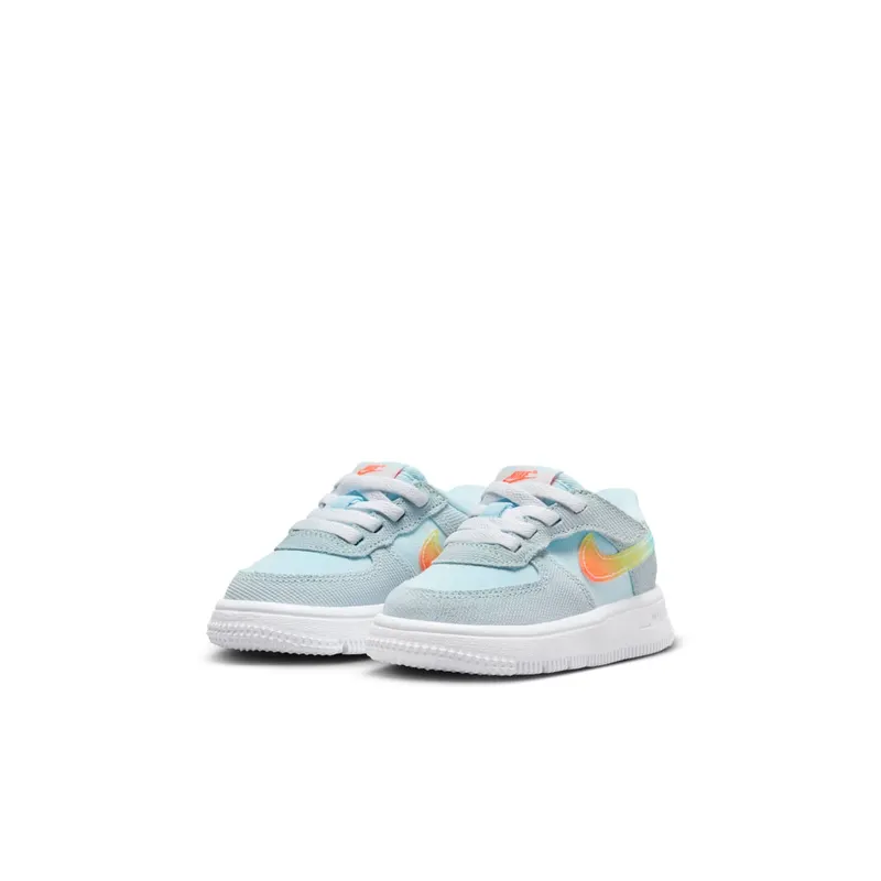 Nike Force 1 Low EasyOn Glacier Blue Light Lemon Twist Aquarius Blue Total Orange (HF4784-474)