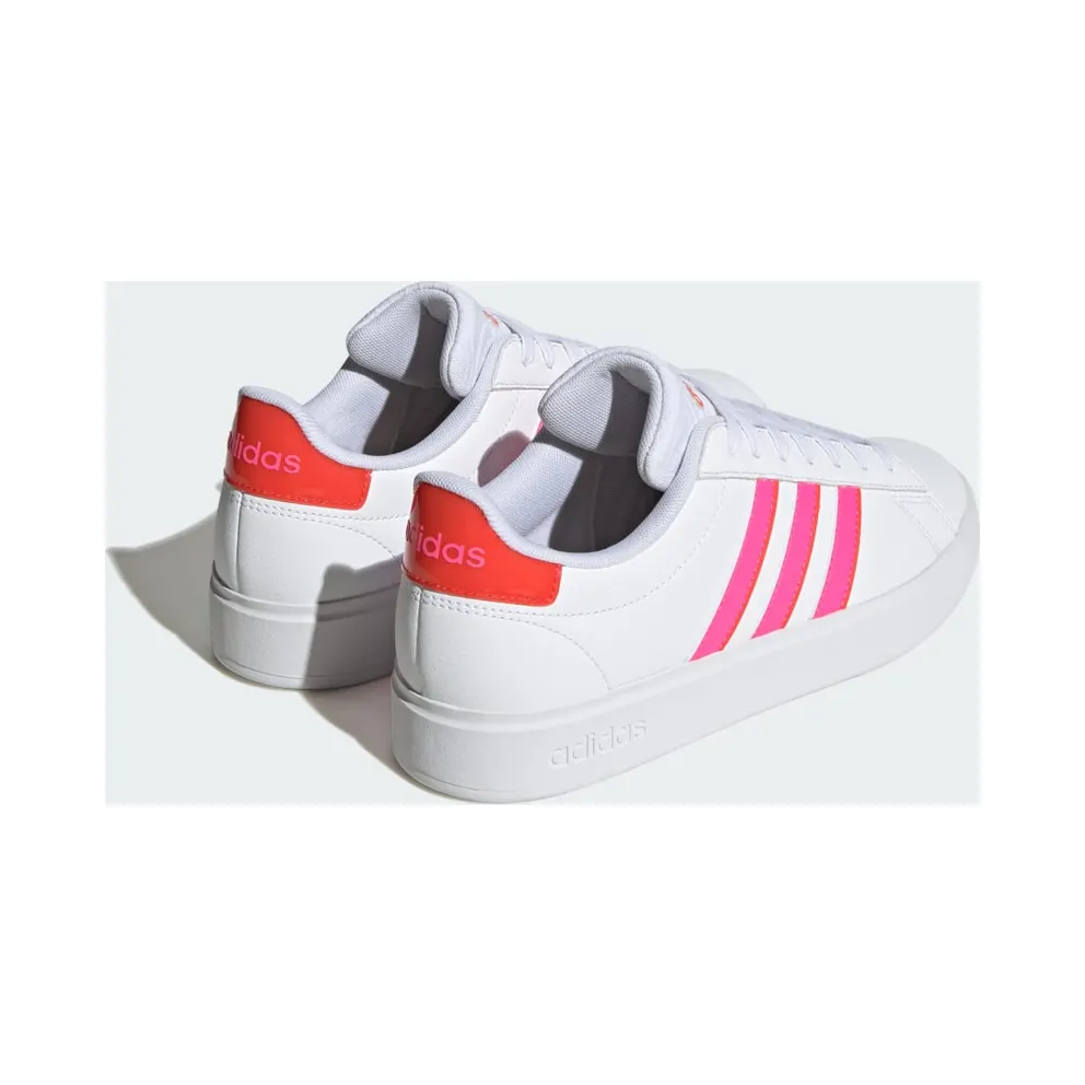 adidas Grand Court 2.0 Cloud White / Lucid Pink / Bright Red (ID4483)