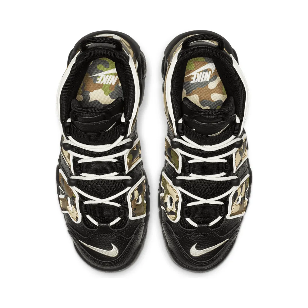 Nike Air More Uptempo 96 Camo (GS) Black/Sail-Light British Tan-Asparagus-Outdoor Green-Celestial Gold (CJ0930-001)