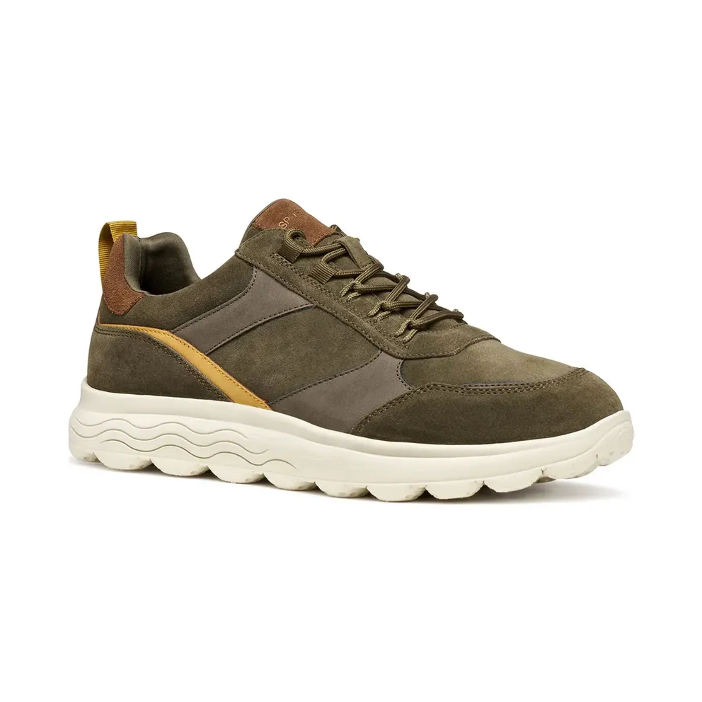 Geox sneaker Militair Green/Cognac (U56BYA022EK-C3708)