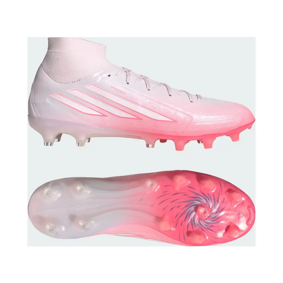 Adidas F50 Sparkfusion Pro Mid FG/MG Women Football Boots, Pink (IH4559)