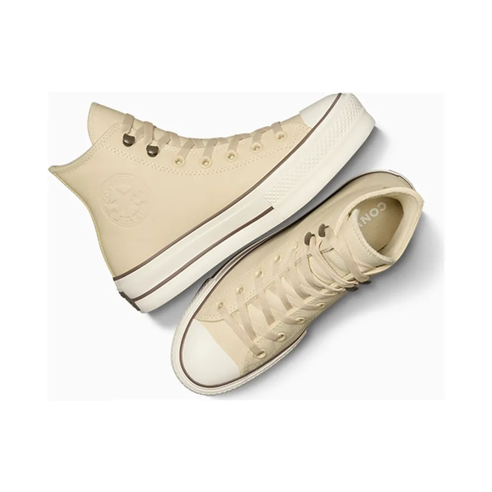 Converse Chuck Tayor All Star Lift Platform Weatherized Leather Miso Glaze/Truffle/Egret (A11158C)