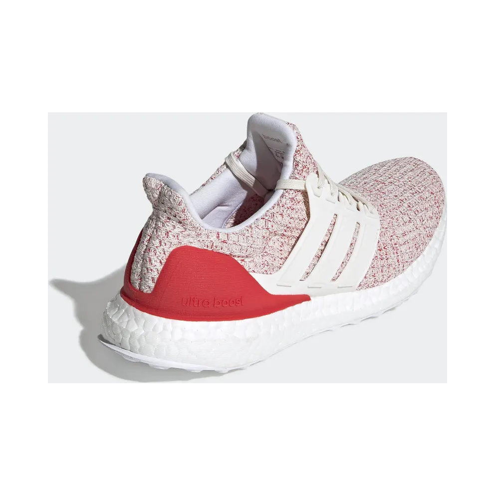 adidas Ultra Boost 4.0 Chalk White Active Red (W) Chalk White/Chalk White/Active Red (DB3209)