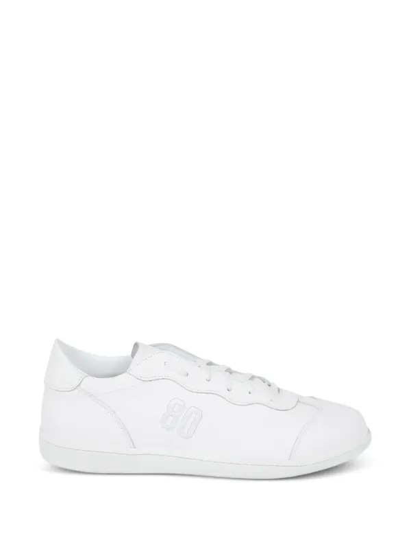 BE980 Harvard 5 leren low-top with Embroidered logo – White (HARDVARD5)