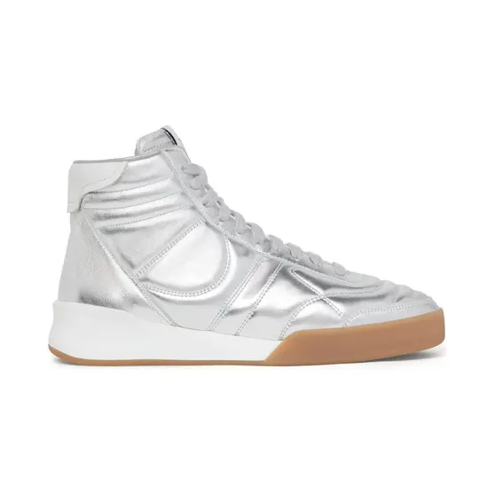 Courrèges Mid Club 02 leren “Silver” (323SSN012CR0036)