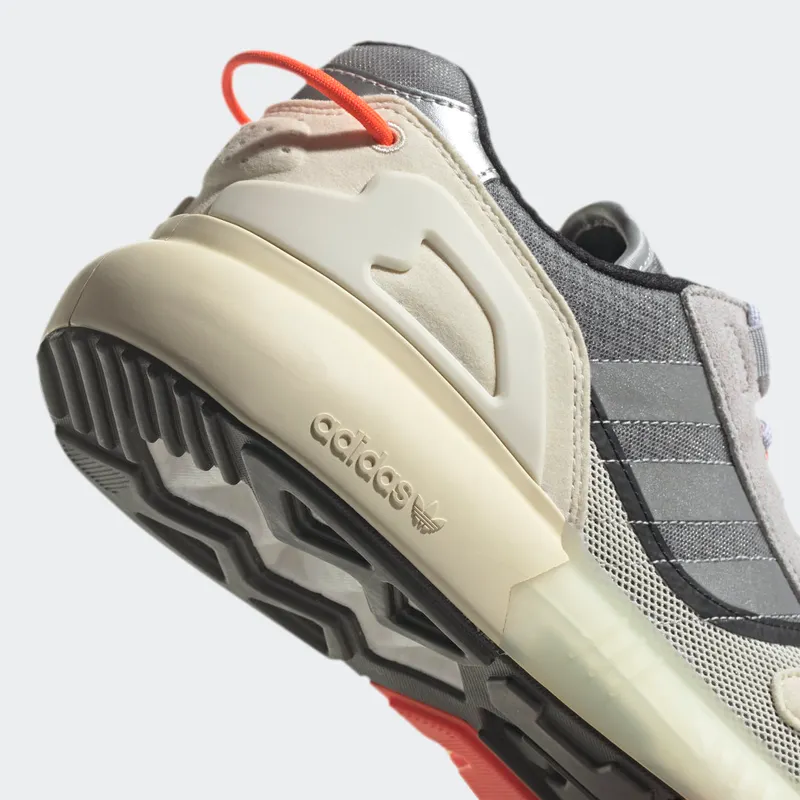 Adidas ZX 5K Boost Lerna Silver Metallic / Cream White / Solar Red (GY5993)