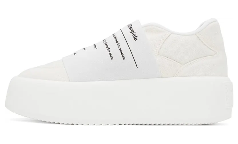 Maison Margiela White Logo Platform H1527 White (S59WS0151 P3499) (3)