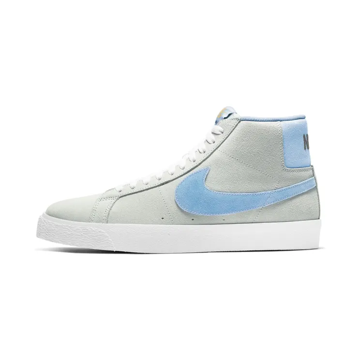 Nike SB Blazer Mid Soft Grey Baby “Photon Dust / Smoke Grey / Psychic Blue” (864349-008)