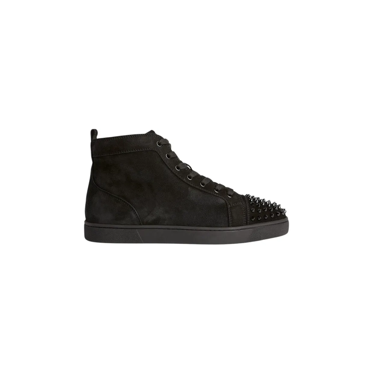Christian Louboutin Lou Spikes Flat Black (1140458-B049)