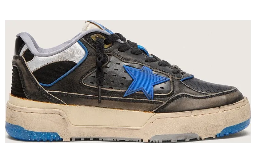 Golden Goose Forty2 In Black Foam Rubber And Leather With Tpu Star And Black Leather Heel Tab (GWF00630.F007959.90509)