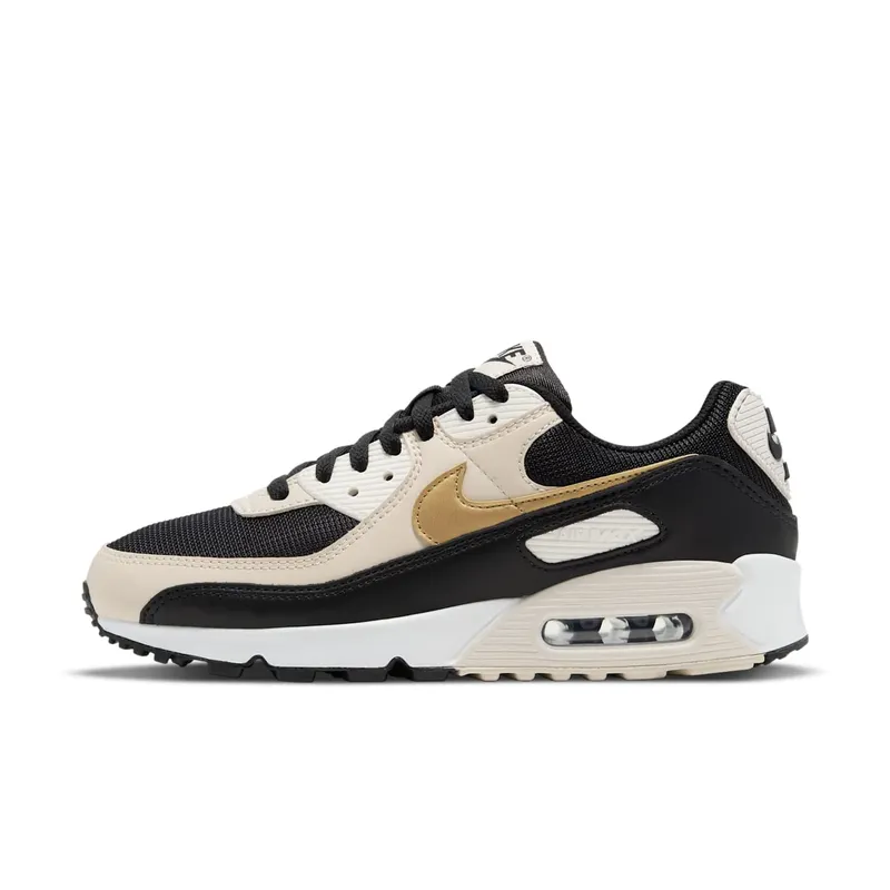 Nike Air Max 90 Black Metallic Gold Summit White Black/Metallic Gold-Summit White (DB9578-001)