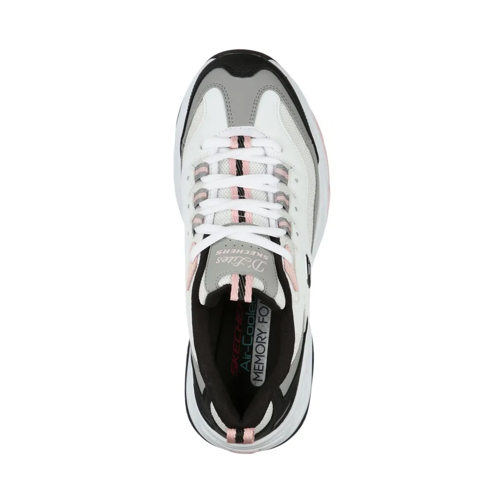 Skechers D’Lites 4.0 – Fresh Diva Sneaker White/Black/Pink