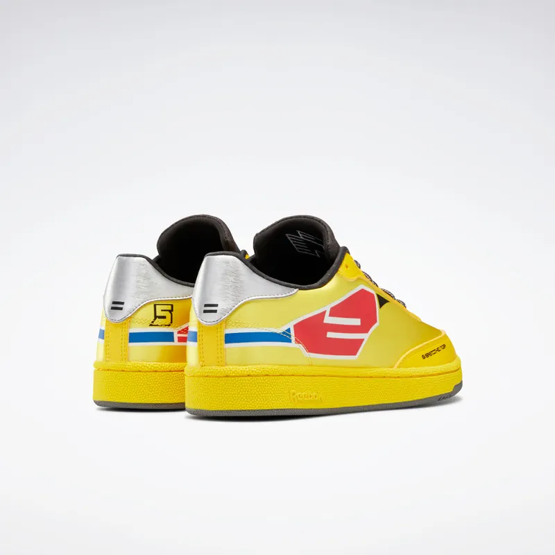 Reebok CLUB C Boldly Yellow / Coal / Silver Metallic