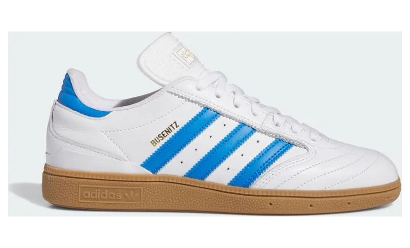 adidas Busenitz Schuh Cloud White / Blue Bird / Gold Metallic (IE3101)
