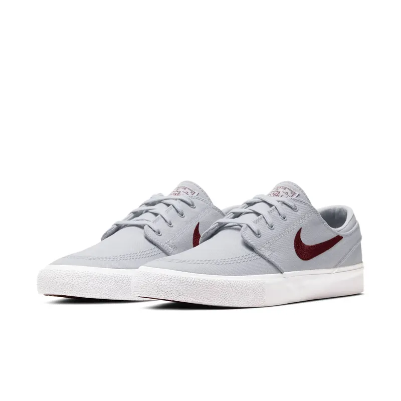 Nike SB Zoom Stefan Janoski Canvas RM Sky Grey Night Maroon Sky Grey/Sky Grey-White-Night Maroon (AR7718-009)