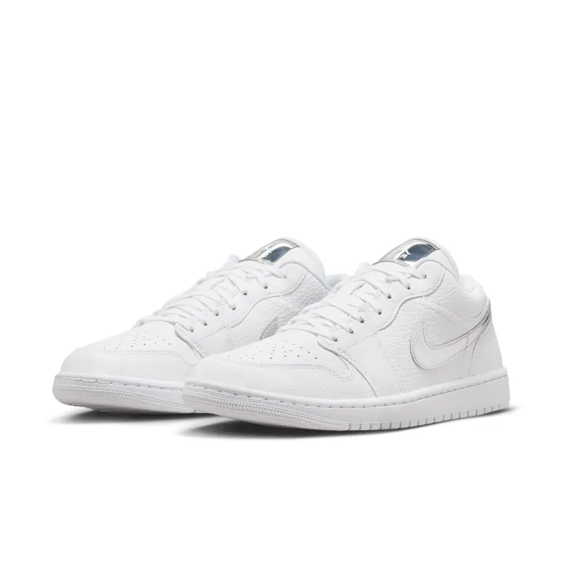 Air Jordan 1 Low SE “White Metallic Silver'” (IQ9381-100)