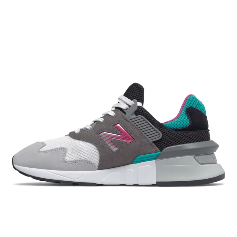 New Balance 997 S South Beach Grey/Pink-Turquoise (MS997JCF)