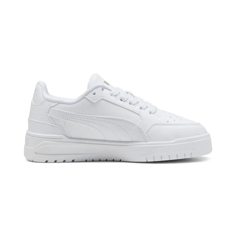 Puma Shuffle Downtown Low “Puma White / Puma White / Puma Gold” (403739_01)