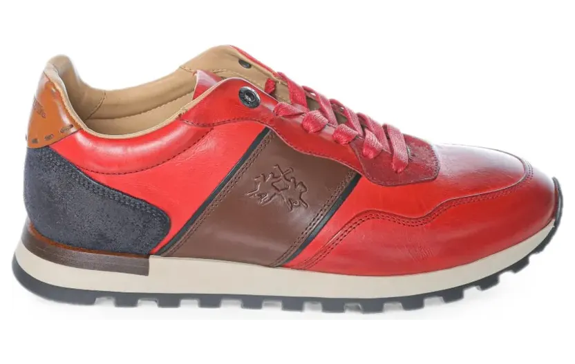 La Martina Todi leren “Red” (LFM252601F01G)