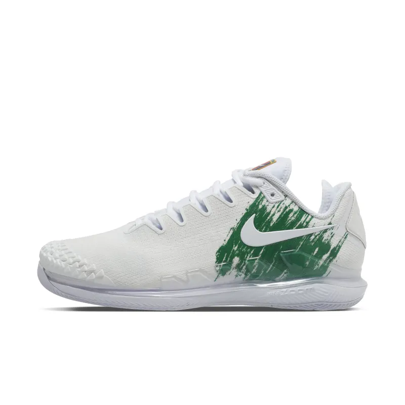 NikeCourt Air Zoom Vapor X Knit Hard Court Tennis White (AR0496-111)