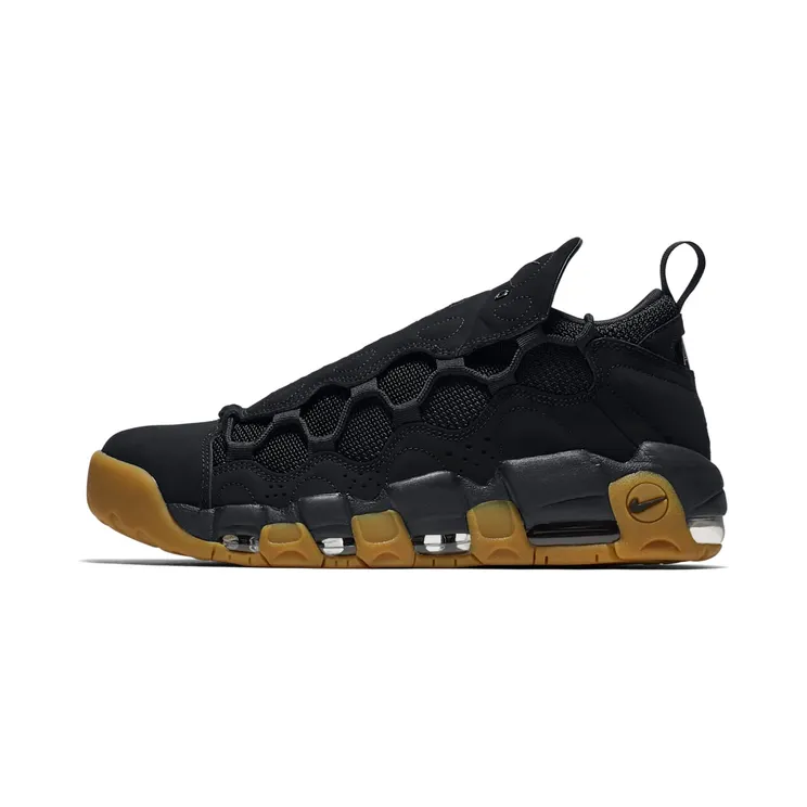 Nike Air More Money “Black / Gum Light Brown” (AJ2998-004)