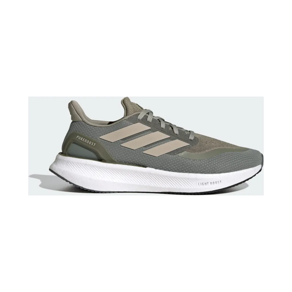 adidas Pureboost 5 Silver Pebble Wonder Beige Olive Strata (IF9195)