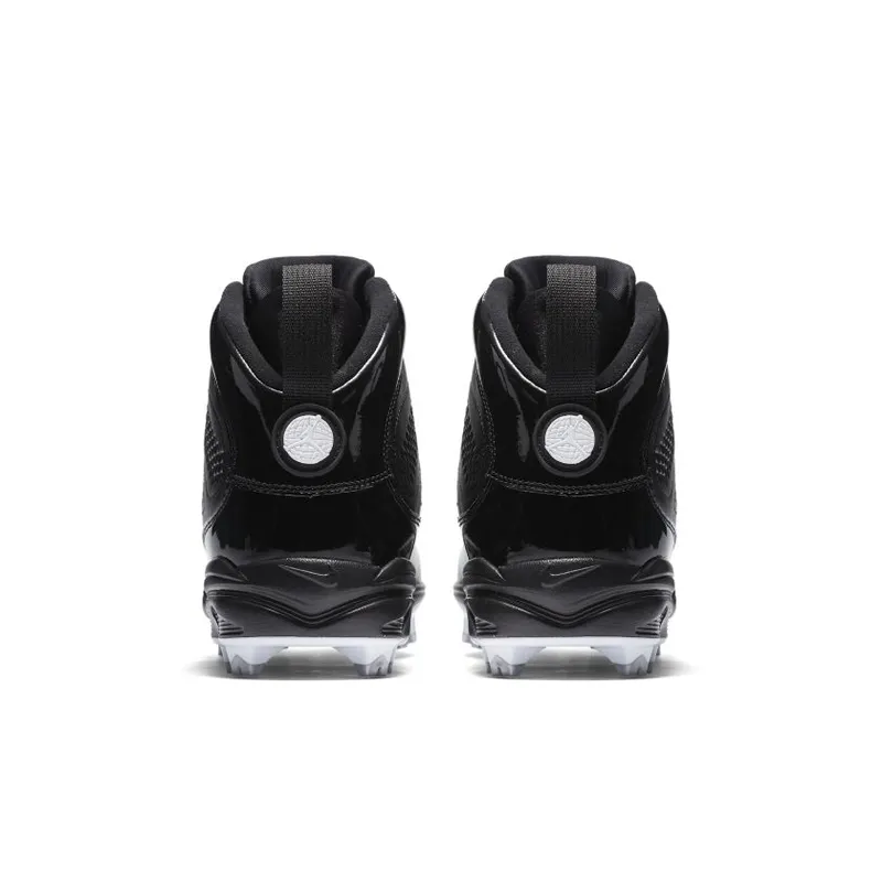 Jordan 9 Retro MCS Cleat RE2PECT Black Black/White-Metallic Silver-White (AA1264-011)