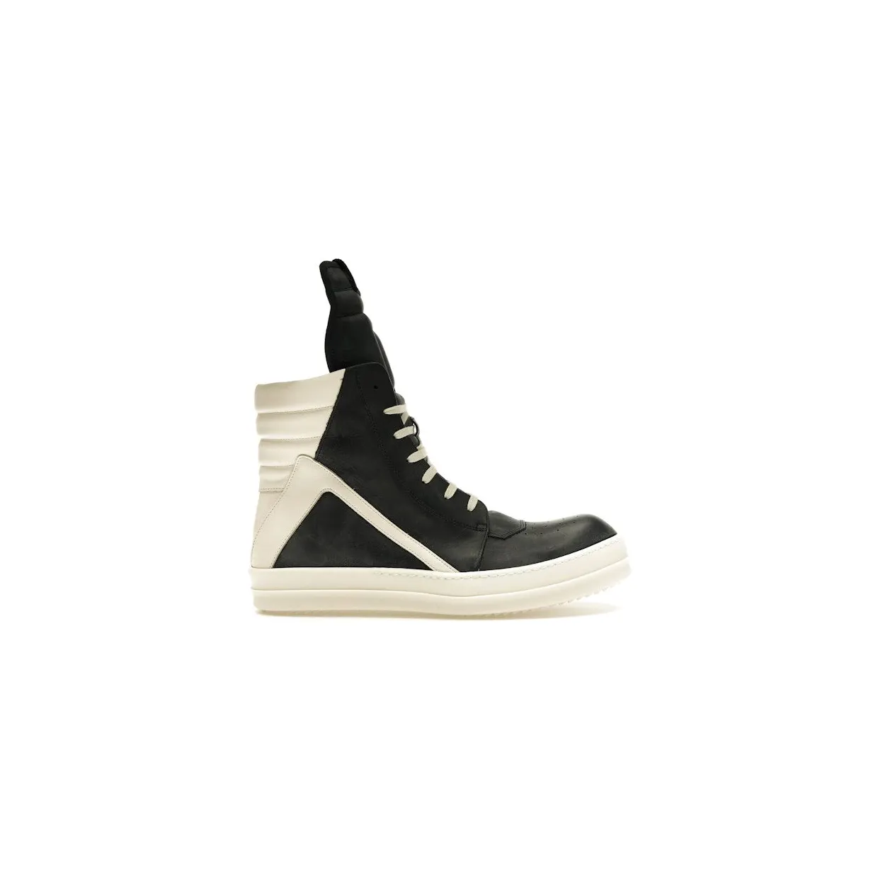 Rick Owens Lido Geobasket Black Milk (RU01D3894-LOOLCO-911)