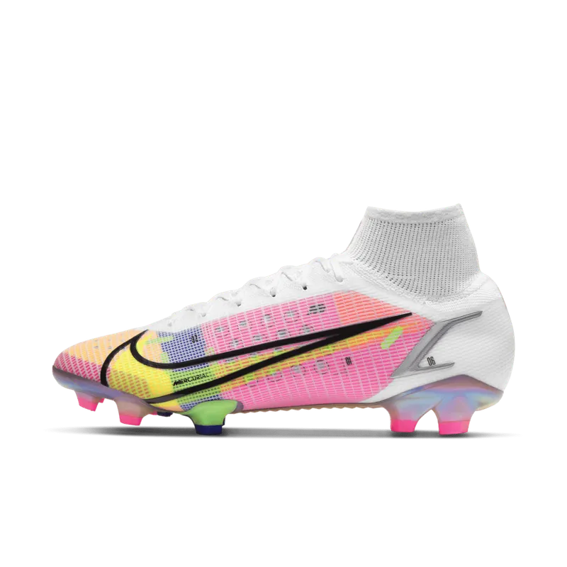Nike Mercurial Superfly 8 FG White Multicolor White/Dark Raisin/Rage Green (CV0958-105)
