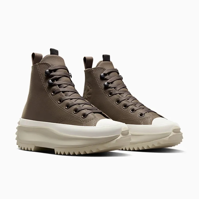 Converse Run Star Hike Platform Weatherized Leather Truffle/Black/Egret (A10049C)