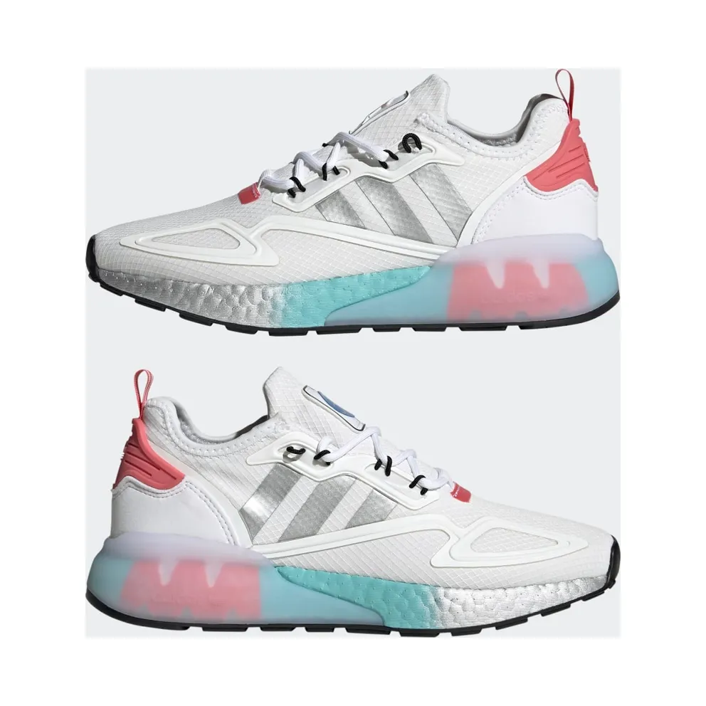 adidas ZX 2K Boost Cloud White / Silver Metallic / Hazy Rose (FX7054)