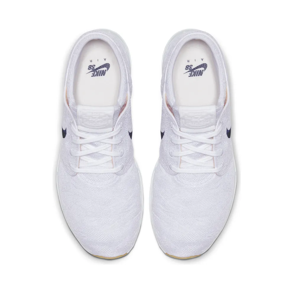 Nike SB Air Max Janoski 2 White/Celestial Gold White/Celestial Gold-Gum Light Brown-Obsidian (AQ7477-102)