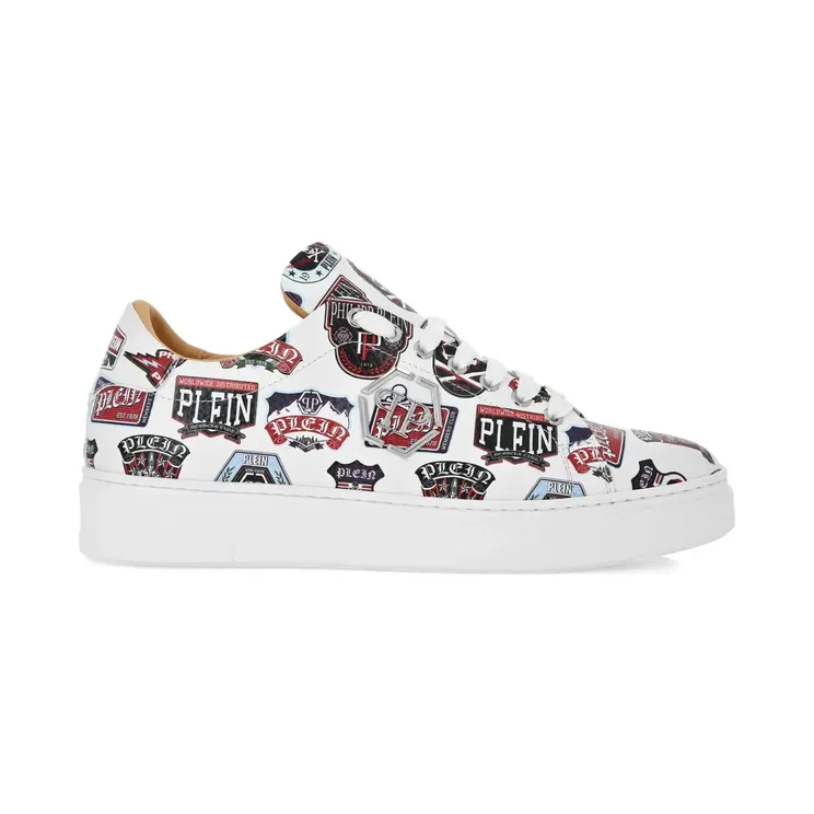 Philipp Plein Carson Patches low-top “White” (UAESMSC4064PLE010N)