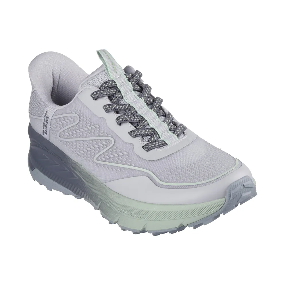 Skechers Slip-ins: Switch Back – Mist – Grey / Groente (180157 GYGR)