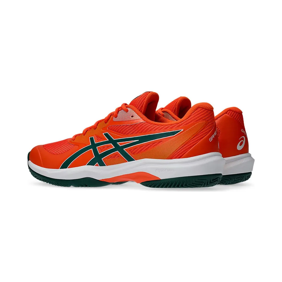 ASICS GAME FF PADEL “Energy Orange / Jewel Green” (1041A493-800)