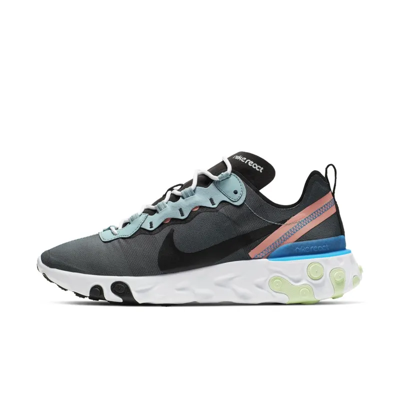 Nike React Element 55 Ocean Cube Ocean Cube/Black-Pink Quartz-Blue Hero-Cedar-White (BQ6166-300)