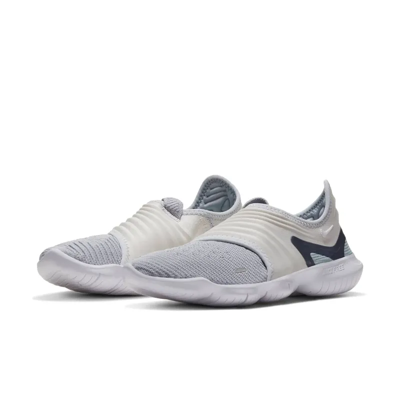 Nike Free RN Flyknit 3.0 Pure Platinum (W) Pure Platinum/Cool Grey (AQ5708-007)
