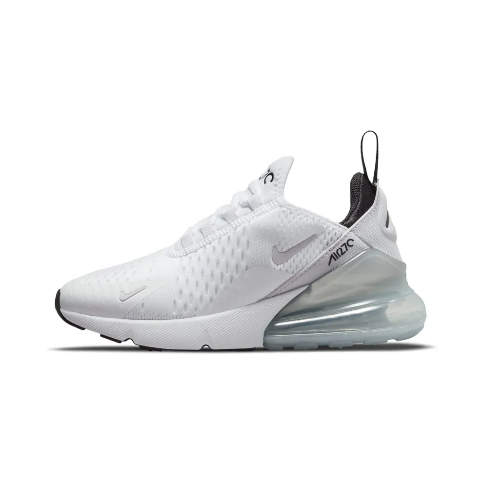 Nike Air Max 270 “White / Black / Metallic Silver / Pure Violet” (943345-159)