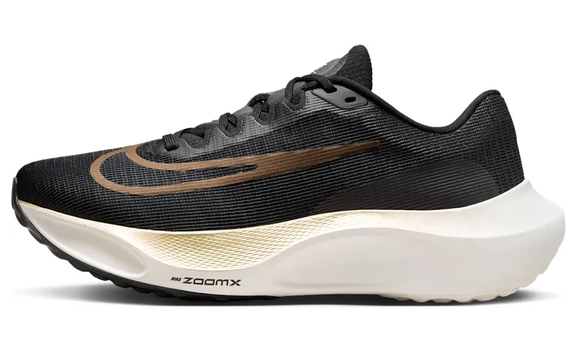 Nike Zoom Fly 5 Black Metallic Gold Grain (DM8968-002)