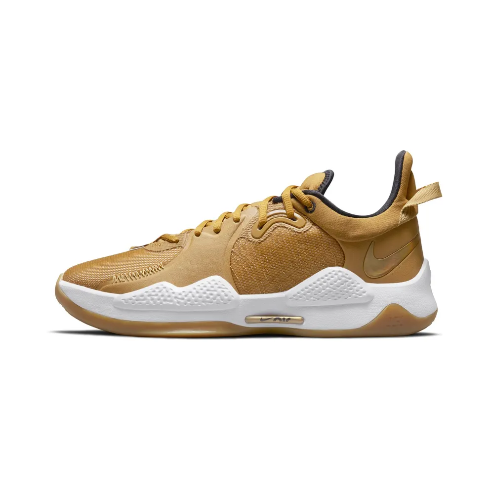 Nike PG 5 Yellow “Wheat / Grain / Black / Metallic Gold” (CW3143-700)